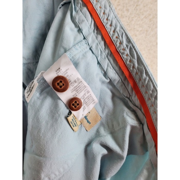 Tommy Bahama Chino Pants Mens 40 Light Blue Pima Cotton Distressed (42x10.5) - Picture 9 of 11